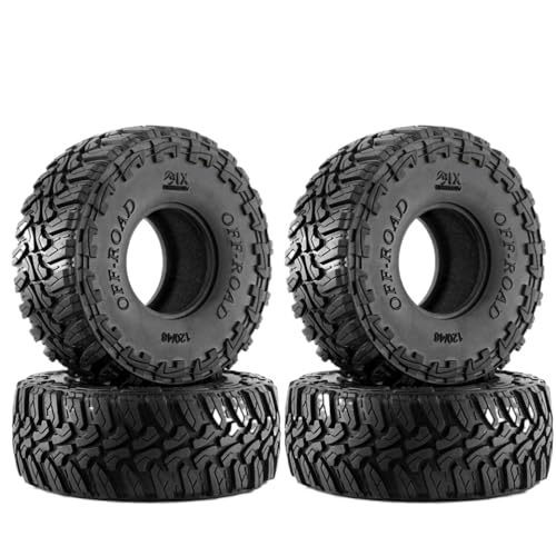 4pcs 1,9 Zoll Beadlock Wheel Tyres Rand Gummireifen kompatibel mit 1/10 RC Crawler Car III 4pcs 1,9 Zoll Beadlock Wheel Tyres Rand Gummireifen kompatibel mit 1/10 RC Crawler Car III von TReCVd