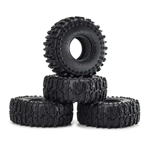 63mm 1.0 Soft Rubber Wheel Tire Set of 4 for Compatible 1/18 1/24 RC Crawler Cars SCX24 AX24 Upgrade Accessories 63mm 1.0 Soft Rubber Wheel Tire Set of 4 for Compatible 1/18 1/24 RC Crawler Cars SCX24 AX24 Upgrade Accessories von TReCVd
