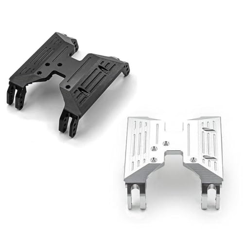 Aluminium -Skid -Platten -Teile Kompatibel mit 1 10 RC Crawler Car Accessoires kompatibel mit unbegrenztem Trail Buggy UTB und ähnlichen Modellen(Black) von TReCVd