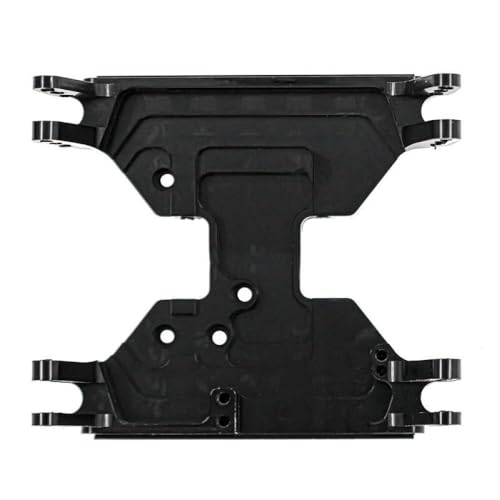 Aluminium -Skid -Platten -Teile Kompatibel mit 1 10 RC Crawler Car Accessoires kompatibel mit unbegrenztem Trail Buggy UTB und ähnlichen Modellen(Silver) von TReCVd