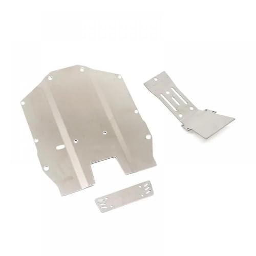 Edelstahl -Schleuderplattenvergleich mit Yikong DF7 1/7 Kurzerlauf RC Car Chassis Armor Protector Teile von TReCVd