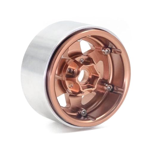 RC Autorad Beadlock Hub kompatibel mit 1:10 RC Crawler Models II 90046 III AXI03007 4 Teile 1 9 Zoll Rand(B) von TReCVd