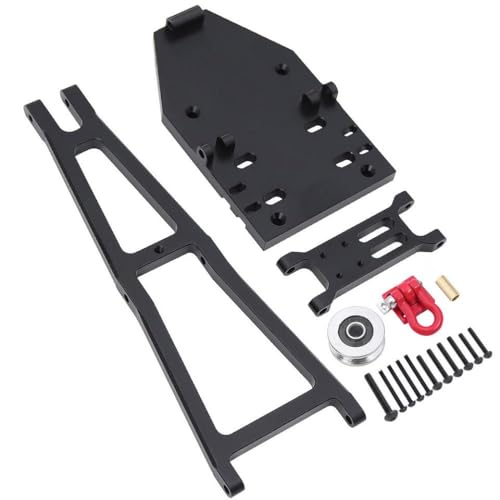 TReCVd 1/10 Skala Aluminium -Schleppkran -Arm -Kit für RC Crawler kompatibel mit verschiedenen Trail -Buggy -Builds(Black) von TReCVd