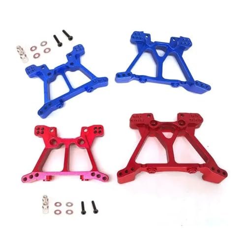 TReCVd 1/10 Stampede 4x4 VXL RC -Autoteile Schocktürme 6838 6839 Vorder- und Rückmetall(Red) von TReCVd