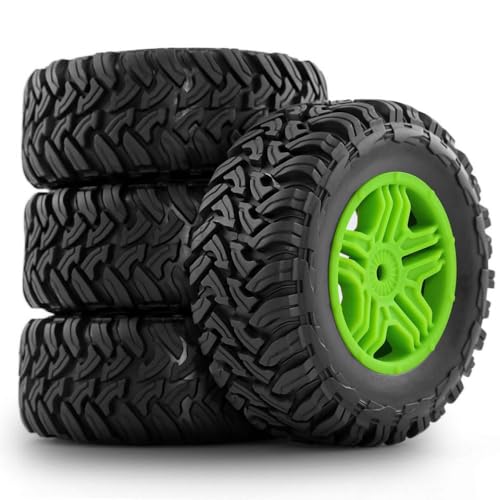 TReCVd 1/10 kurzer Kurs SC-LKW-Räder und Reifen 4PCS kompatibel mit 1/10 RC Off-Road Car Hartnacity VKAR 10SC TReCVd 1/10 kurzer Kurs SC-LKW-Räder und Reifen 4PCS kompatibel mit 1/10 RC Off-Road Car Hartnacity VKAR 10SC von TReCVd