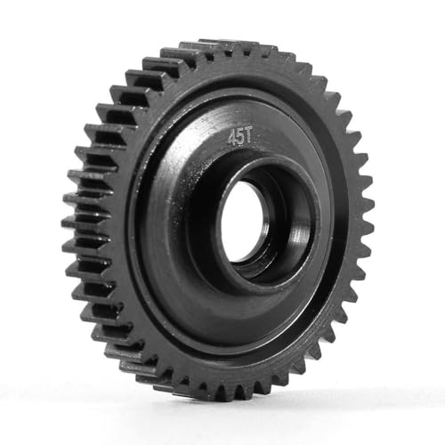 TReCVd 1 PCS 48p Metall Spur Gear Hauptgetriebe mit 1/16 RC -Auto -Upgrade -Zubehör 45T 50T 55T kompatibel(1PCS 45T) von TReCVd