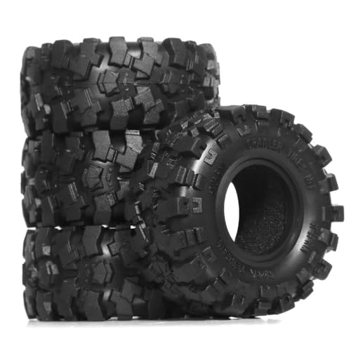 TReCVd 4pcs 1 0 Zoll Crawler -Reifen Gummi -Schlamm -Terrain -Reifen mit Schaumstoffeinsatz kompatibel mit 1 18 1 24 RC -Crawler -Modellen wie SCX24 FMS FCX18 kompatibel TReCVd 4pcs 1 0 Zoll Crawler -Reifen Gummi -Schlamm -Terrain -Reifen mit Schaumstoffeinsatz kompatibel mit 1 18 1 24 RC -Crawler -Modellen wie SCX24 FMS FCX18 kompatibel von TReCVd