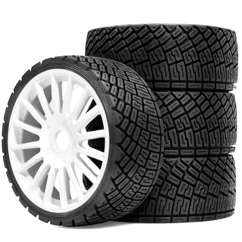 TReCVd 4pcs 100mm 1/7 1/8 Skala RC Rally Off-Road Buggy-Reifen mit 17 mm Sechskanträdern, die mit RC-Autos und Lastwagen kompatibel sind TReCVd 4pcs 100mm 1/7 1/8 Skala RC Rally Off-Road Buggy-Reifen mit 17 mm Sechskanträdern, die mit RC-Autos und Lastwagen kompatibel sind von TReCVd