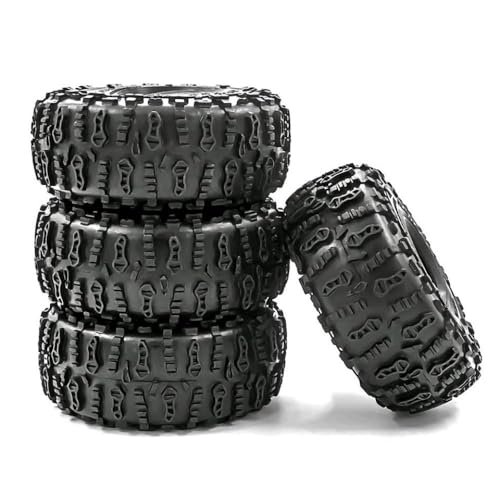 TReCVd 4pcs 2,2 -Zoll -Gummireifen für 1/10 -Skala RC Crawler 150x64mm kompatibel mit Wraith RR10 und Anderen Modellen TReCVd 4pcs 2,2 -Zoll -Gummireifen für 1/10 -Skala RC Crawler 150x64mm kompatibel mit Wraith RR10 und Anderen Modellen von TReCVd