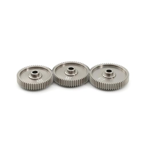 TReCVd 55T 58T 61T Geschwindigkeitssporngetriebe 51004 53665 kompatibel mit 1/10 Skala TT01 TT-01 RC-Autokuste-Zubehör-Zubehör TReCVd 55T 58T 61T Geschwindigkeitssporngetriebe 51004 53665 kompatibel mit 1/10 Skala TT01 TT-01 RC-Autokuste-Zubehör-Zubehör von TReCVd