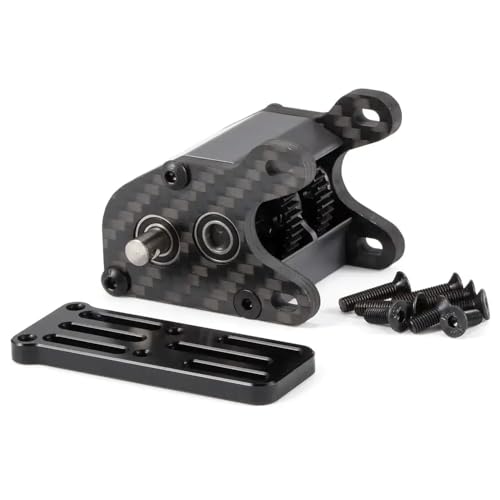 TReCVd 62G Leichtes Dual -Motor -Getriebe 48Pitch Overdrive -Getriebe für 1/10 RC Crawler -kompatibel mit Betrüger -Rig(Gray) von TReCVd