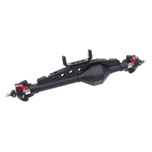 TReCVd Aluminium -Diamant -Gerade Achse für 1/10 RC -Crawler mit Wraith AX10 RR10 Bomber SMT10 1.9 UTB -Chassis DIY kompatibel(Black Front) von TReCVd