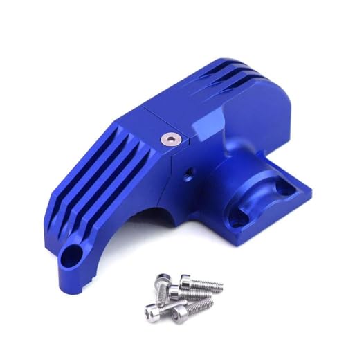 TReCVd Metall Hauptgetriebe Kompatibel mit Getriebeschutz Kompatibel mit 1/10 RC-Autos kompatibel mit MAXX 89076-4 und 89086-4 Upgrade-Teilezubehör(Blue) von TReCVd