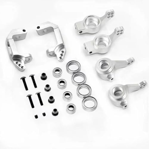 TReCVd Metall -Upgrade -Zubehör für 1/10 Lenkbecher -Hinterachse -Sitzvergleich mit Modellen kompatibel(White) von TReCVd