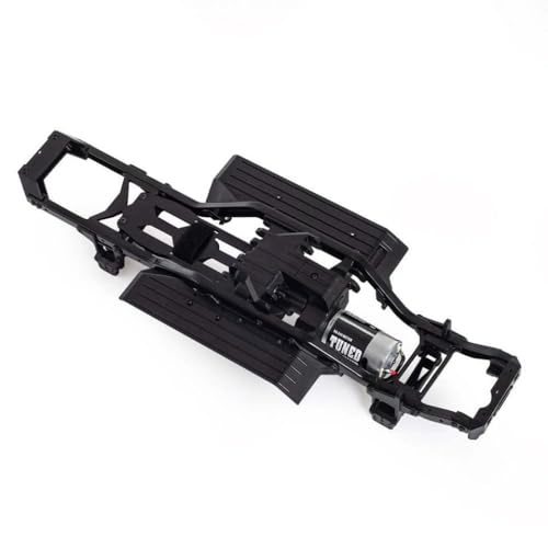 TReCVd Plastik-Chassis-Rahmen mit Zwei Geschwindigkeiten mit 550 35T-Motor kompatibel mit 1/10 RC Crawler Car DIY-Upgrade-Teilen(DIY Chassis) von TReCVd