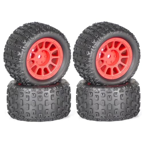 TReCVd RC 4PCS 74mm Gummireifenreifen 12mm Sechskantkompatibel mit 1/18 Grom Grom RC -Auto -Upgrade -Zubehör -Zubehör(GQ) von TReCVd