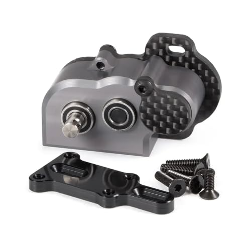 TReCVd Ultralight 48Pitch winziges Getriebe mit Slipperpolster Kompatibel mit 1/10 Chassis, die mit den Betrüger -Rigs III und AR45 -Achse kompatibel ist(Gray) von TReCVd