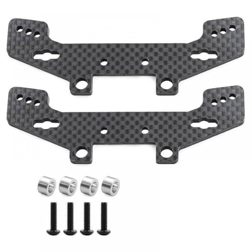 TReCVd Universeller TT02 TT02R Carbonfaserschockturm Kompatibel mit vordere und hintere Langstreicher Schockturm 65 mm 70 mm Kompatibilität(A) von TReCVd