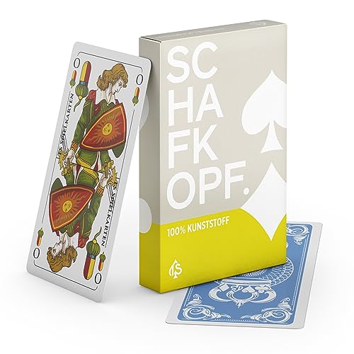 TS Spielkarten Schafkopf Karten aus 100% Kunststoff (Plastik +) Bayerisches Blatt, wasserfest - Tarock, Binokel, Sauspiel von TS Spielkarten