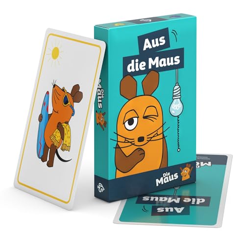 TS Spielkarten - Aus die Maus Kartenspiel für Kinder ab 3 Jahre, DieMaus WDR, Spielregeln wie Schwarzer Peter von TS Spielkarten