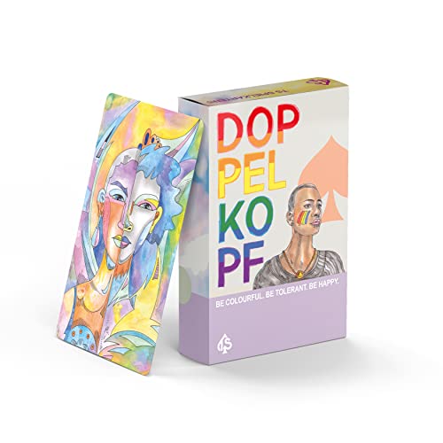 Doppelkopf Original Leinen Kartenspiel, Gendergerechtes Bild, Doppelkopfkarten (Gendergerechte Edition) von TS Spielkarten