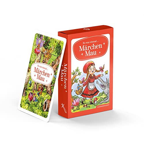 TS Spielkarten Mau Mau Kartenspiel Kinder – Märchenmau mit handgemalten Märchen-Motiven, liebevoll und kindgerecht gestaltet, ideal als erstes Kartenspiel ab 3 Jahre von TS Spielkarten