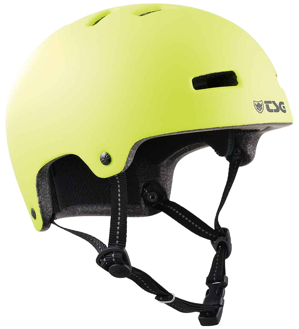 TSG Fahrradhelm - Nipper Mini - JXXX-JXS - Satin Säure Yellow - TSG - 48-51 cm - Fahrradhelme von TSG