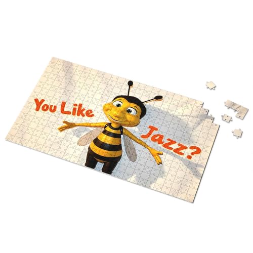 500-teiliges Puzzle für Erwachsene, Bienen-Jazz-Frage-Bilder-Puzzle, 500-teiliges Puzzle für Erwachsene, Puzzle (300 Teile) von TSGB