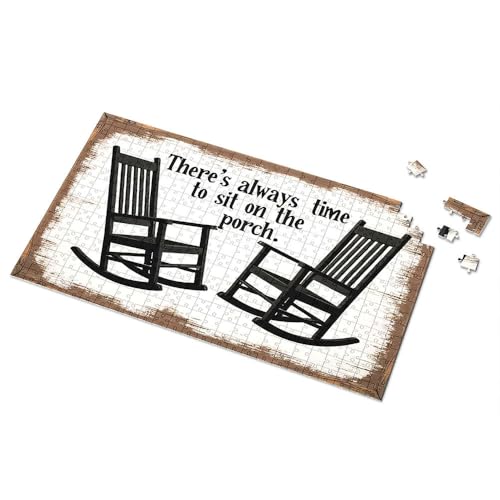 Geschenke für 5-jährige Mädchen, Entspannung auf der Veranda: Zeit zum Hinsetzen, Puzzle, Punkt-It-Spiel für Kinder (300 Teile) von TSGB