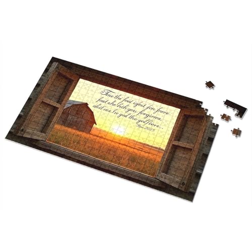 Geschenke für 5-jährige Mädchen, Vergebung und Hoffnung bei Sonnenuntergang, Bilder-Puzzle, Spot-It-Spiel für Kinder (300 Teile) von TSGB