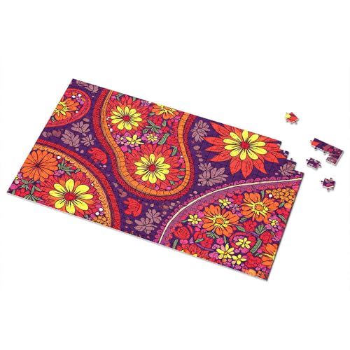 Geschenke für 5-jährige Mädchen, buntes Blumenmuster, Bild, Puzzle, Punkt-It-Spiel für Kinder (1000 Stück) von TSGB