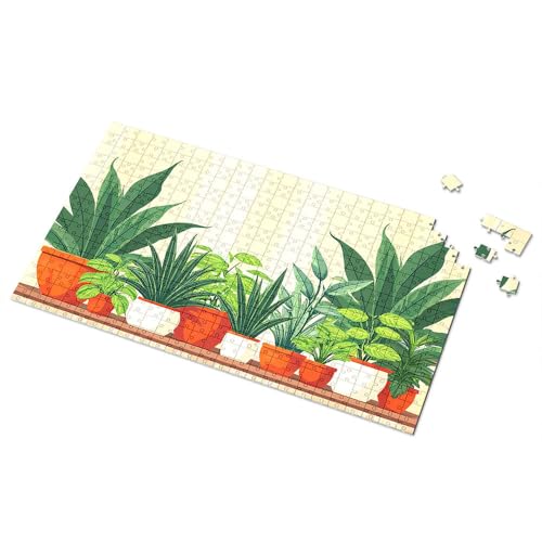 Ostergeschenke für Kleinkinder, Pflanzensammlung in lebendigen Töpfen, Bilderpuzzle, Kleinkind-Puzzle, Puzzle, 300 Teile, für Erwachsene (500 Stück) von TSGB