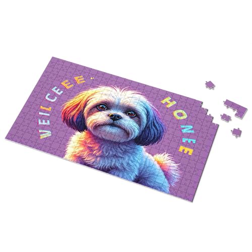 Ostergeschenke für Kleinkinder, buntes Welpen: Ein Whiskered Wonder-Bilder-Puzzle, Kleinkind-Puzzle, Puzzle, 300 Teile für Erwachsene (300 Stück) von TSGB