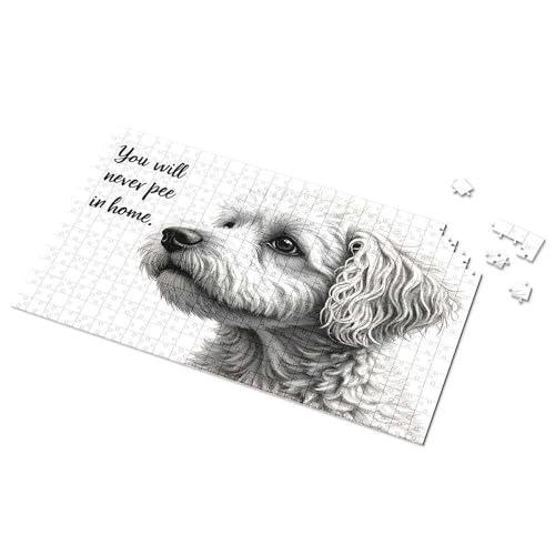 Ostergeschenke für Kleinkinder, nie pinkeln zu Hause: Ein Hundeversprechen, Bilderpuzzle, Kleinkind-Puzzle, Puzzle, 300 Teile, für Erwachsene (1000 Stück) von TSGB