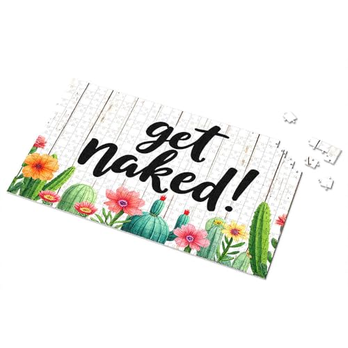 Ostergeschenke für Kleinkinder Entfesseln Sie Ihr wahres Selbst: Get Naked! Bilderpuzzle Kleinkind-Puzzle, Puzzle, 300 Teile, für Erwachsene (1000 Teile) von TSGB