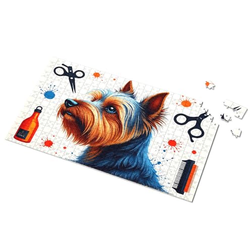 Puzzle 1000 Teile Hundepflege-Werkzeuge und Zubehör, Bilder-Puzzles für Kleinkinder, 2–4, 500-teiliges Puzzle (500 Stück) von TSGB