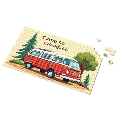 Puzzle 300 Teile für Erwachsene Reise nach Cihuatlant - Ein Van Life Adventure Picture Puzzle Puzzles für Erwachsene 500 Teile Puzzle Board (300 Teile) von TSGB