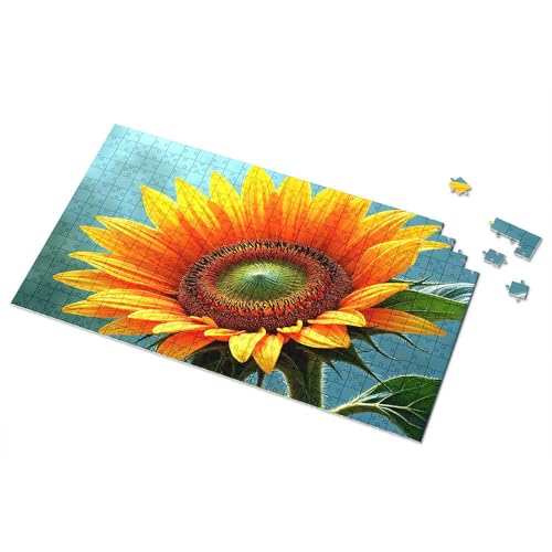Puzzle für Kinder im Alter von 4–6 Jahren, Sonnenblume in voller Blüte, 1000 Teile für Erwachsene (300 Teile) von TSGB