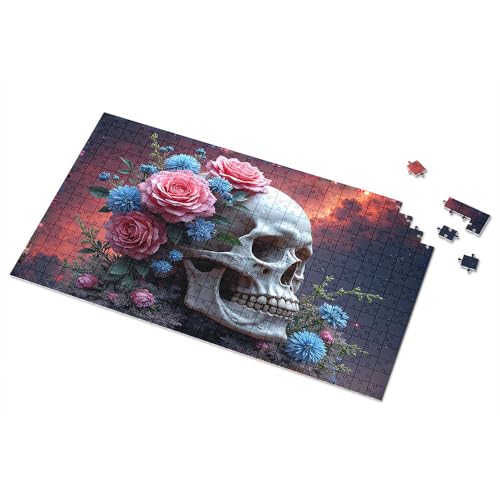 Puzzles für Kinder im Alter von 4–6 Jahren, Zuckerschädel, otanische Blume, Sternenhimmel, Bilderpuzzle, Puzzle, Puzzle, Puzzle, 1000 Teile, für Erwachsene (300 Stück) von TSGB