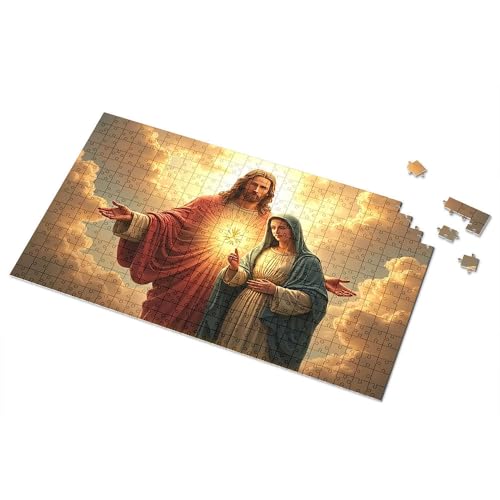 Toys & Games Bildpuzzle mit Jesus und Maria in himmlischer Herrlichkeit, 300 Teile (1000 Teile) von TSGB