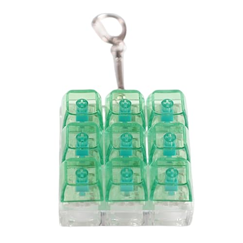 9-Tasten-Tastatur-Klick-Spielzeug, Schlüsselanhänger, mechanische Schalter, Tester für Training und Reisebegleiter 9-Tasten-Tastatur-Klick-Spielzeug, Schlüsselanhänger, mechanische Schalter, Tester für Training und Reisebegleiter von TSMORY
