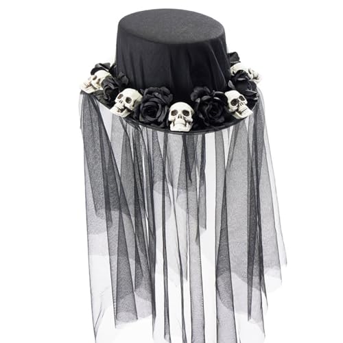 Billycock, Gothic-Stil, Zylinderhut, elegant, flach, für Cosplay, Halloween, Uni, Verkleidung, Bowler-Hut, industrielles Alter Billycock, Gothic-Stil, Zylinderhut, elegant, flach, für Cosplay, Halloween, Uni, Verkleidung, Bowler-Hut, industrielles Alter von TSMORY
