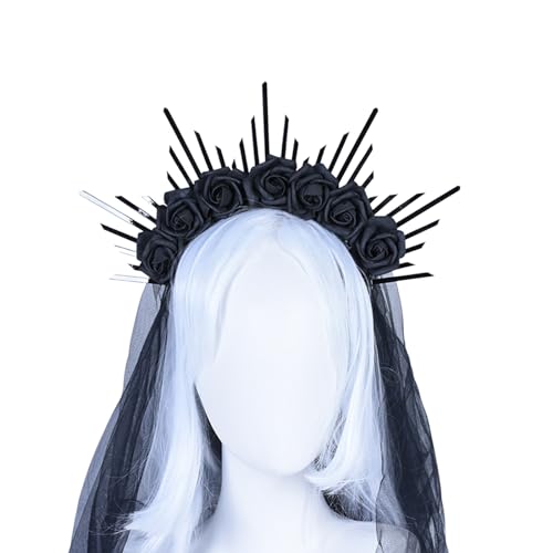 Blumen-Haarband für Party, elegantes Kostüm, Haarband, Maskeraden, Party-Stirnband, weiblich, VirginMary Hairhoop Blumen-Haarband für Party, elegantes Kostüm, Haarband, Maskeraden, Party-Stirnband, weiblich, VirginMary Hairhoop von TSMORY