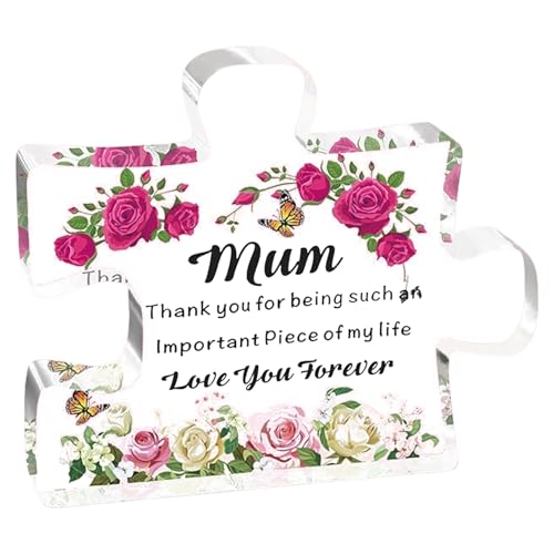 Gifts For Mom Unique Mothers Day Engraved Acrylic Puzzle-Shape Desk Decoration Mom Birthday Christmas Gifts For Mom Unique Mothers Day Engraved Acrylic Puzzle-Shape Desk Decoration Mom Birthday Christmas von TSMORY