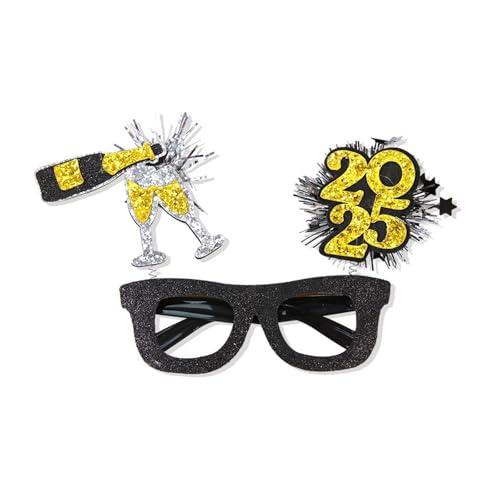 TSMORY Mode Kopfbedeckung, Festliche Silvester Party Dekorative Brille Rahmen mit Stern Streifen für Frauen Mode Party Zubehör von TSMORY