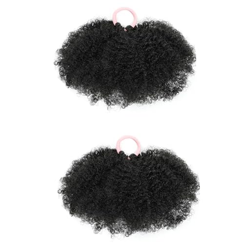TSMORY Modische Kopfbedeckung, 1 Paar elastische Haarknoten-Accessoires für Kinder, für voluminöse Locken, weich und praktisch, geeignet für Kinder ab 3 Jahren von TSMORY