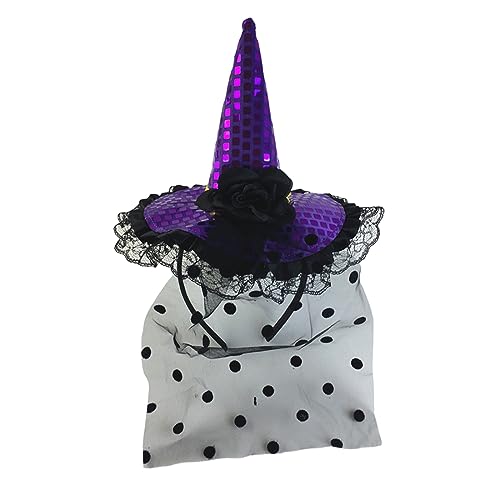 TSMORY Modische Kopfbedeckung, Halloween-Stirnband, Festival, Hexe, Kopfschmuck, Cosplay-Kostüm, Haarband für Erwachsene und Kinder, Festival, Party, Kopfbedeckung TSMORY Modische Kopfbedeckung, Halloween-Stirnband, Festival, Hexe, Kopfschmuck, Cosplay-Kostüm, Haarband für Erwachsene und Kinder, Festival, Party, Kopfbedeckung von TSMORY