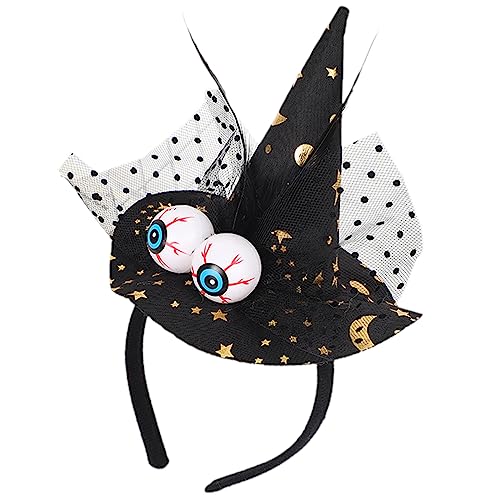 TSMORY Modische Kopfbedeckung, Halloween-Stirnband, tragbar, Hexen-Kopfschmuck, Cosplay-Kostüm, Haarband für Erwachsene, Kinder, Festival, Party, Kopfbedeckung TSMORY Modische Kopfbedeckung, Halloween-Stirnband, tragbar, Hexen-Kopfschmuck, Cosplay-Kostüm, Haarband für Erwachsene, Kinder, Festival, Party, Kopfbedeckung von TSMORY