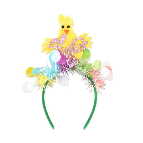 TSMORY Modische Kopfbedeckung, Osterhasen-Ohren, Stirnbänder mit Blumenkronen, Kinder und Erwachsene, Kopfbedeckung, Party-Kostüm-Zubehör von TSMORY