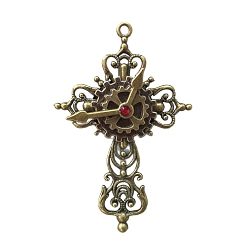 TSMORY Modische Kopfbedeckung, Uni-Brosche, Anstecknadel, Uhr, Abzeichen, Halloween, Cosplay, Legierung, Anstecknadeln, Metallnadeln, Kragenbrosche von TSMORY